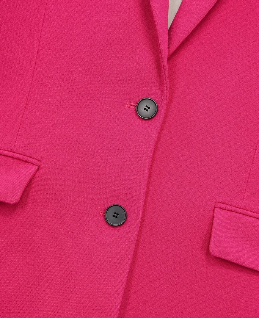 The Kooples WOMEN PINK pink crepe suit jacket
