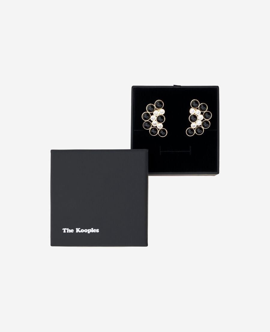 The Kooples MUJER GOLD pendientes dorados y negros
