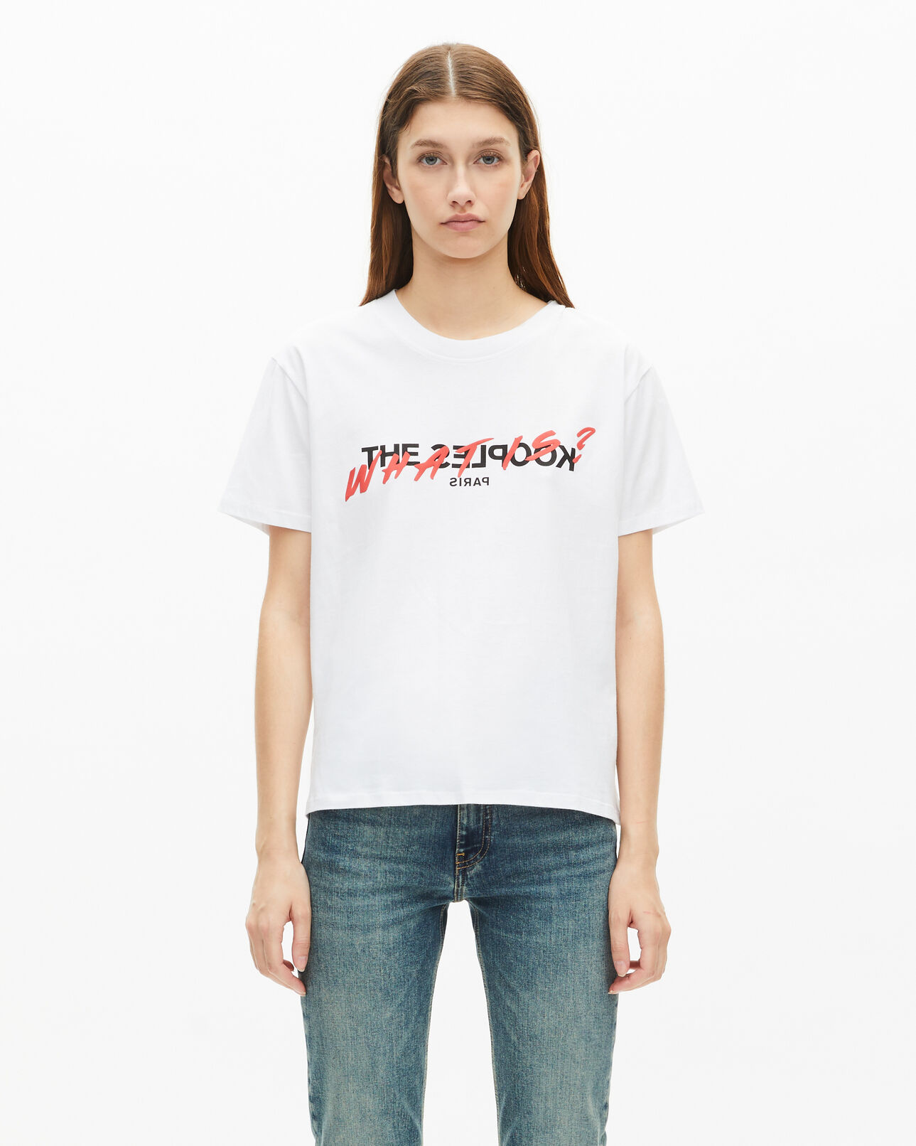 The Kooples FEMME WHITE t-shirt what is blanc
