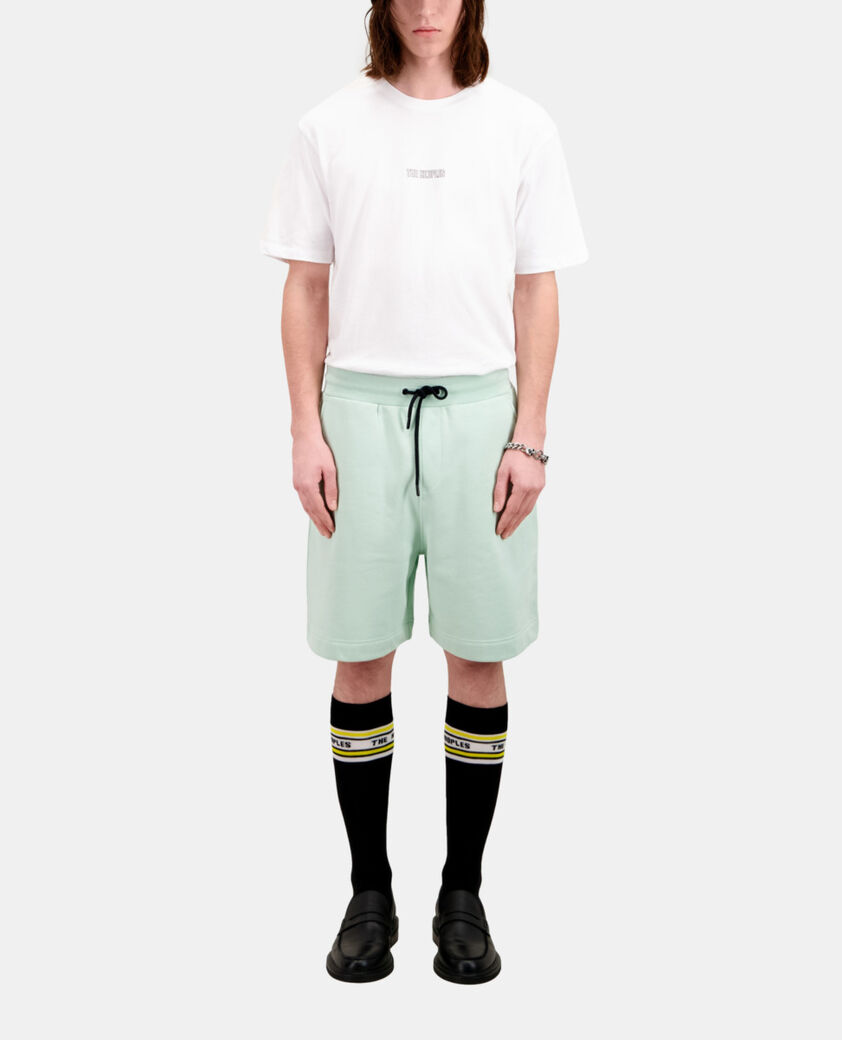 The Kooples MEN OCEAN green cotton shorts