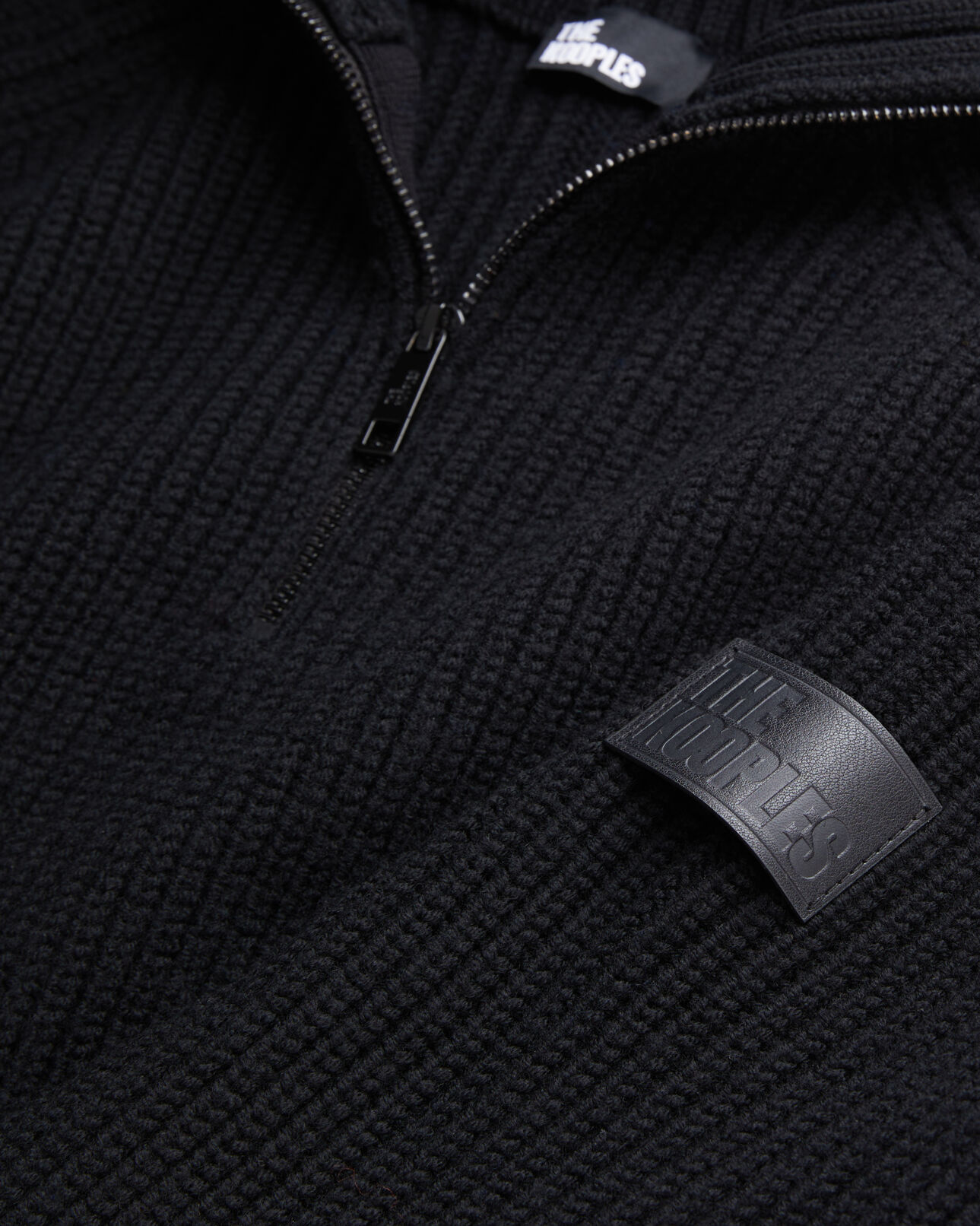 The Kooples MEN BLACK black wool sweater