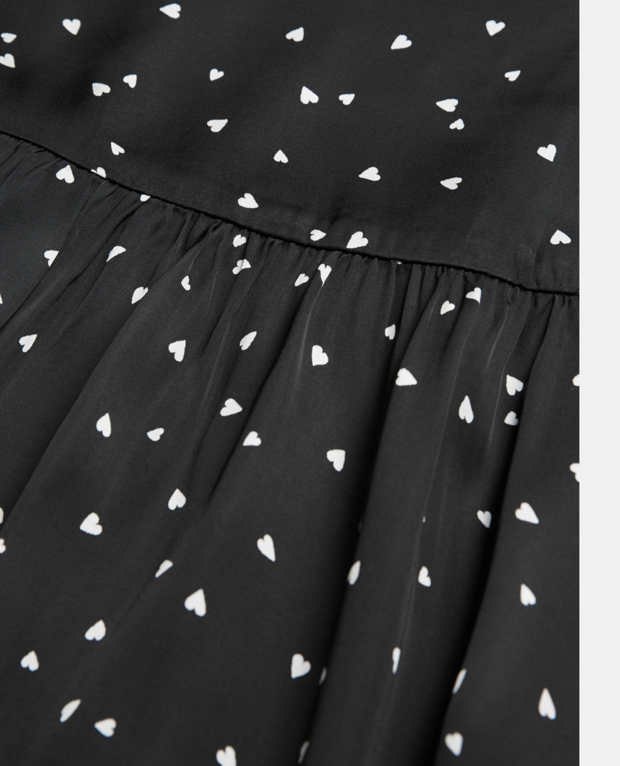 Short printed skirt, BLACK, hi-res image number null