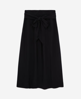 The Kooples F BLACK long black skirt