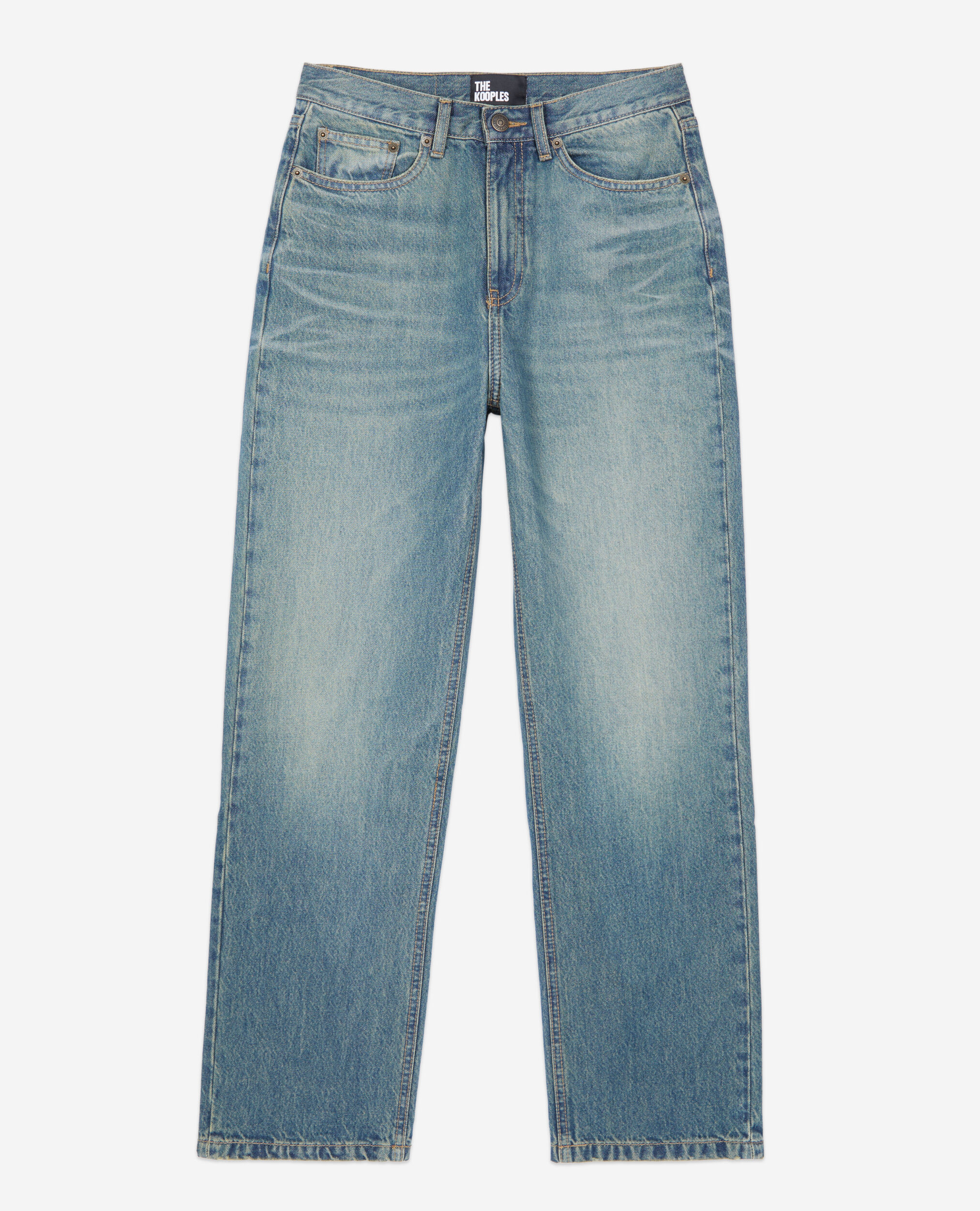 Boyfriend bleu jeans, USED RAPIECE, hi-res image number null