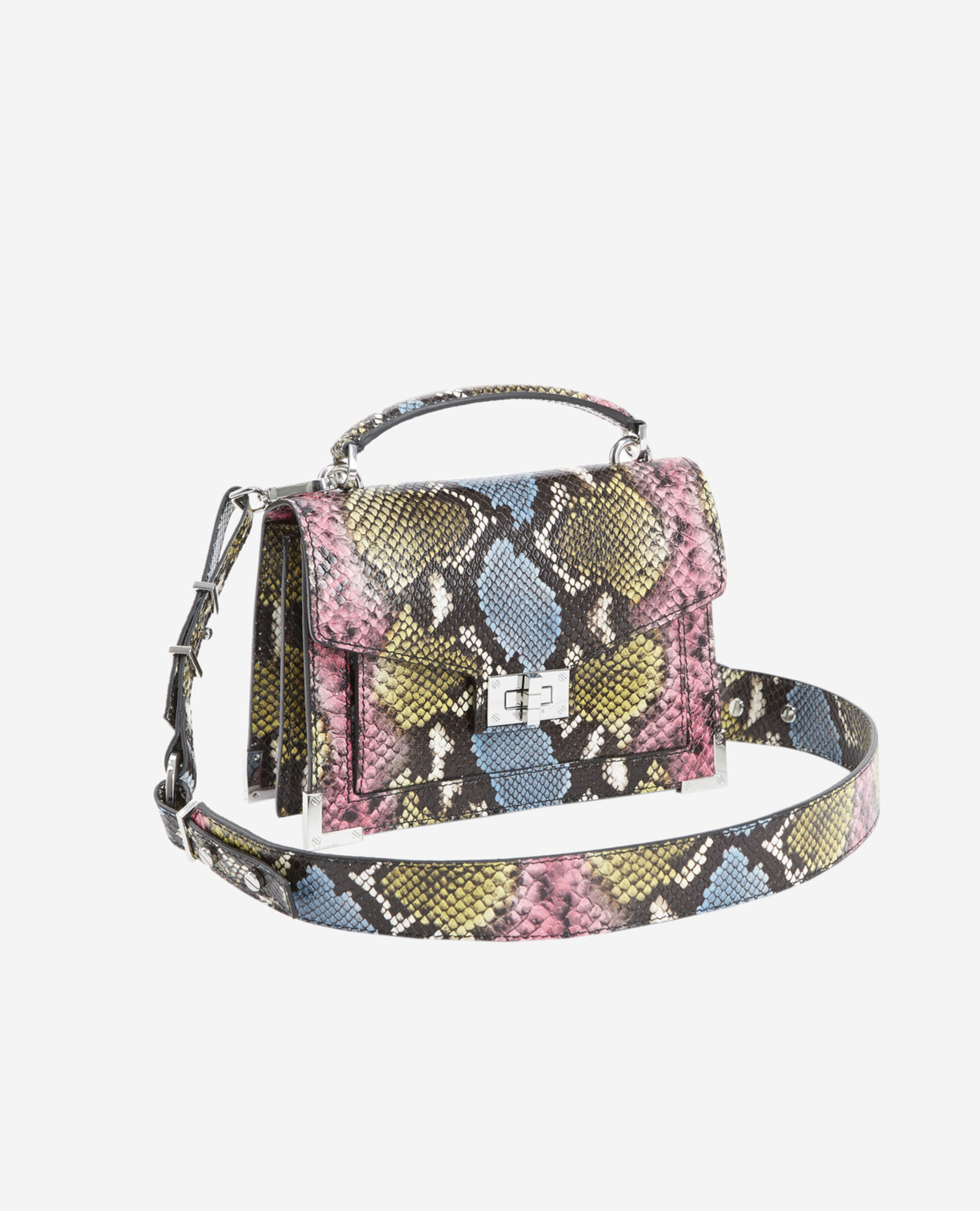 Kleine Emiliy Tasche aus mehrfarbigem Leder, MULTICOLOR, hi-res image number null