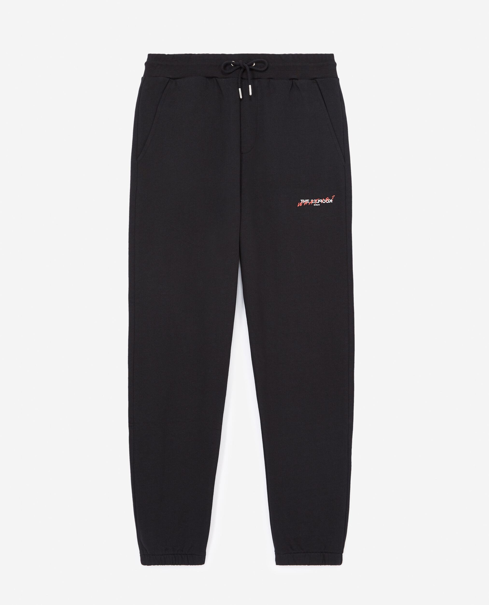 Black jogging suit with print what is, BLACK, hi-res image number null