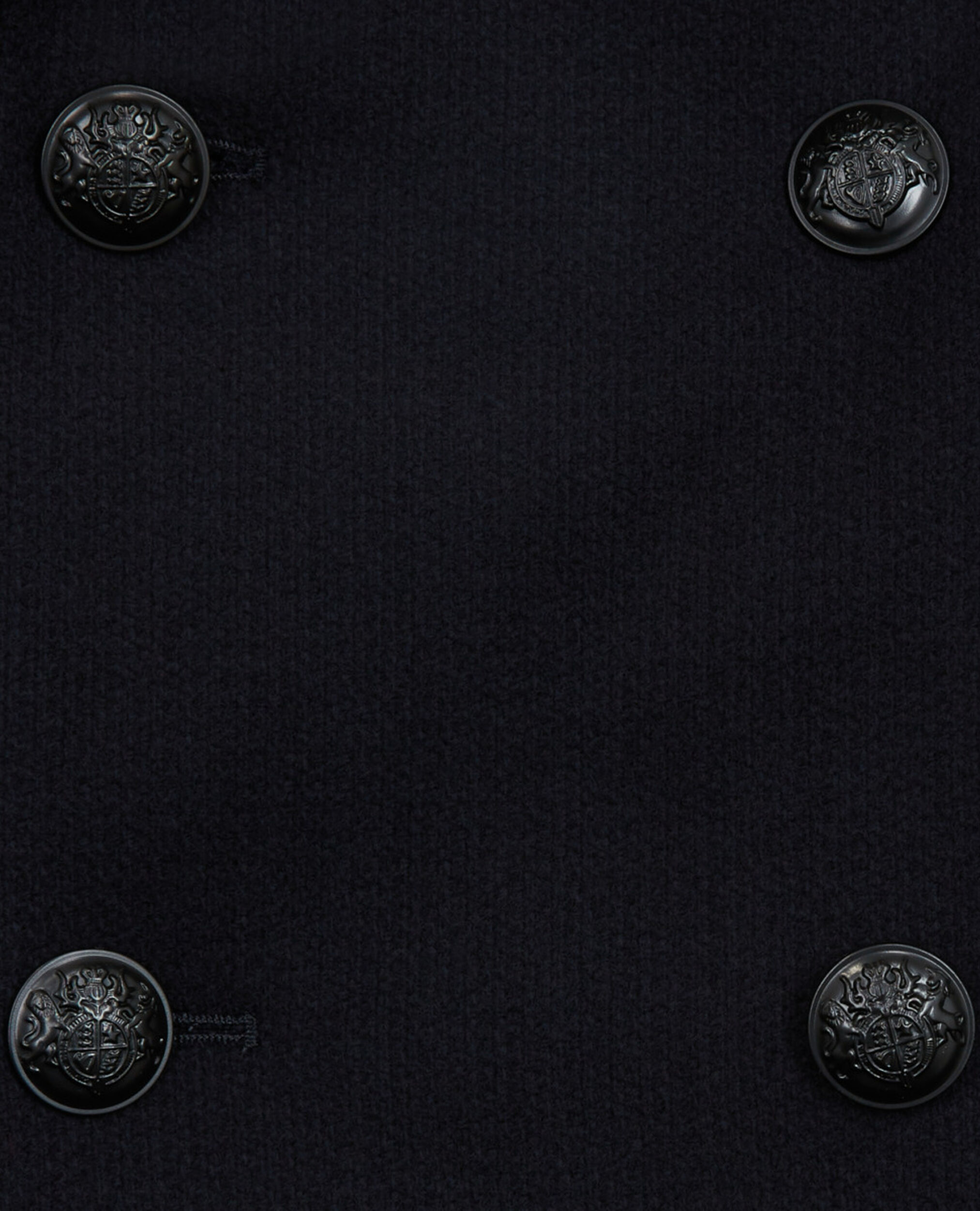 Navy blue wool coat, DARK NAVY, hi-res image number null