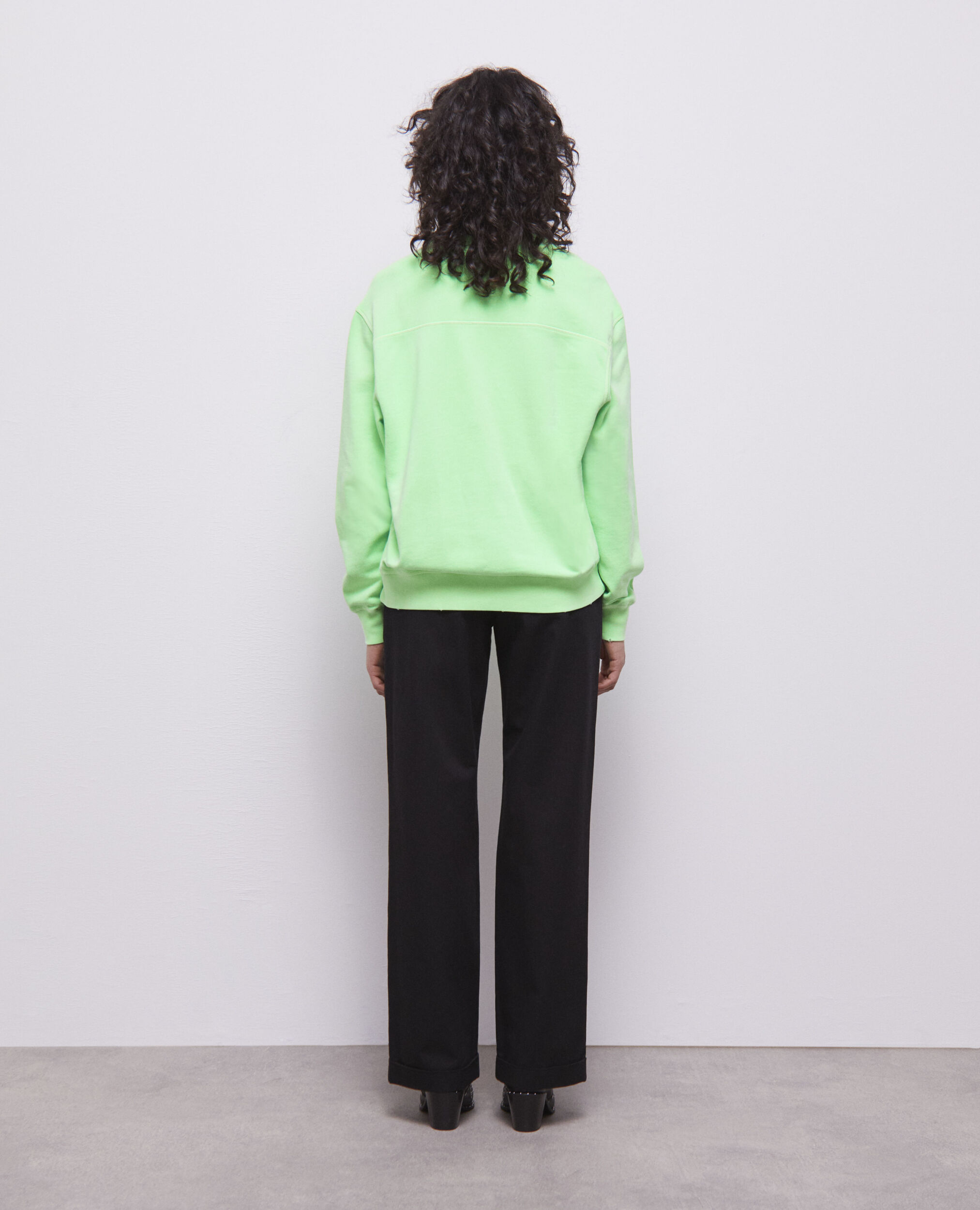 Sweat nike vert on sale fluo