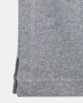 The Kooples WOMEN MIDDLE GREY MEL grey wool and cashmere trousers