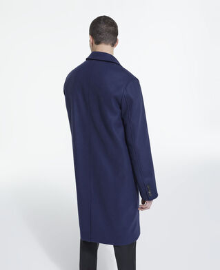 The Kooples MEN DARK NAVY navy blue wool coat