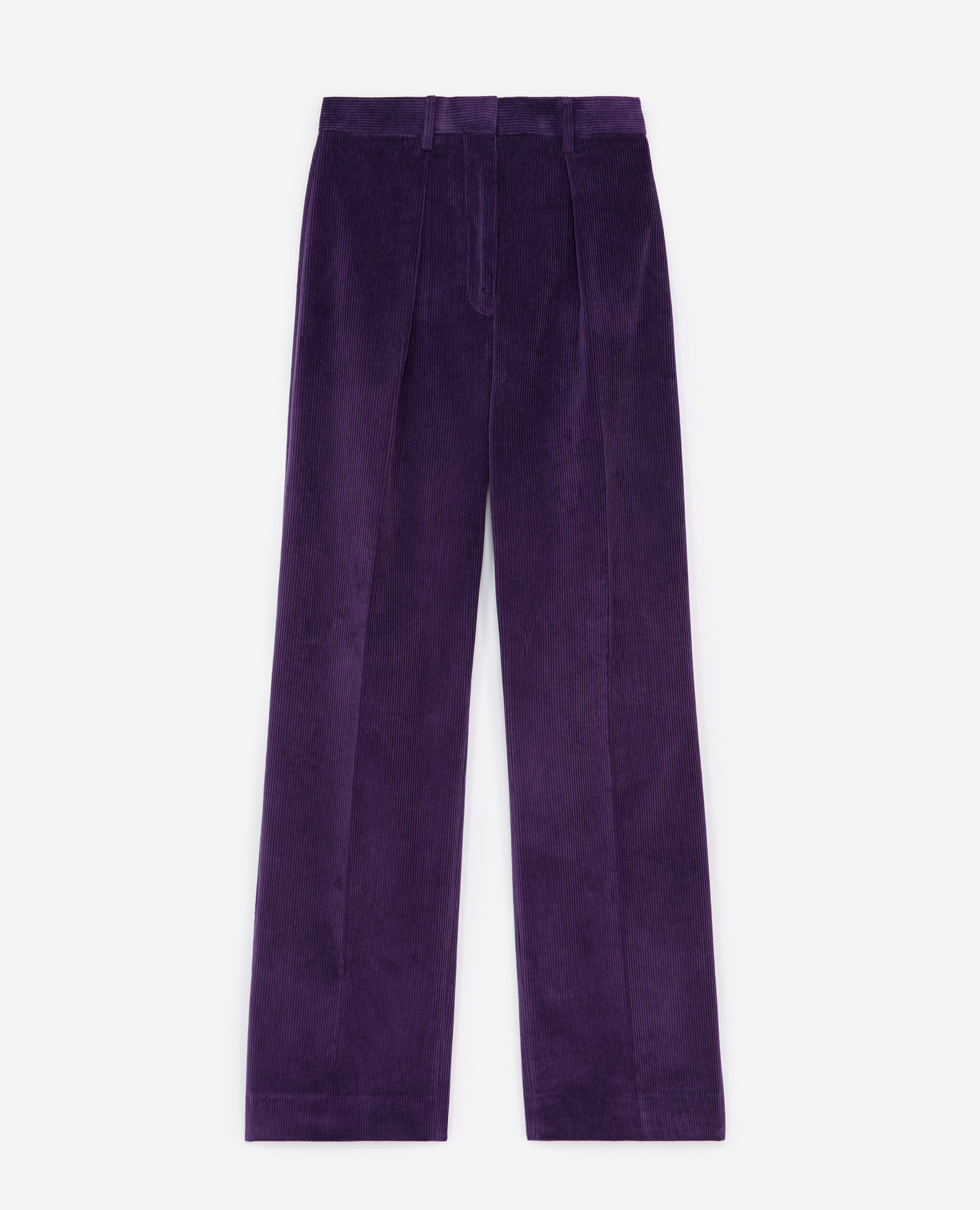 Basic Editions Womens STRETCH Corduroy Pants SZ 16 36 W 28 Inseam Purple  Berry