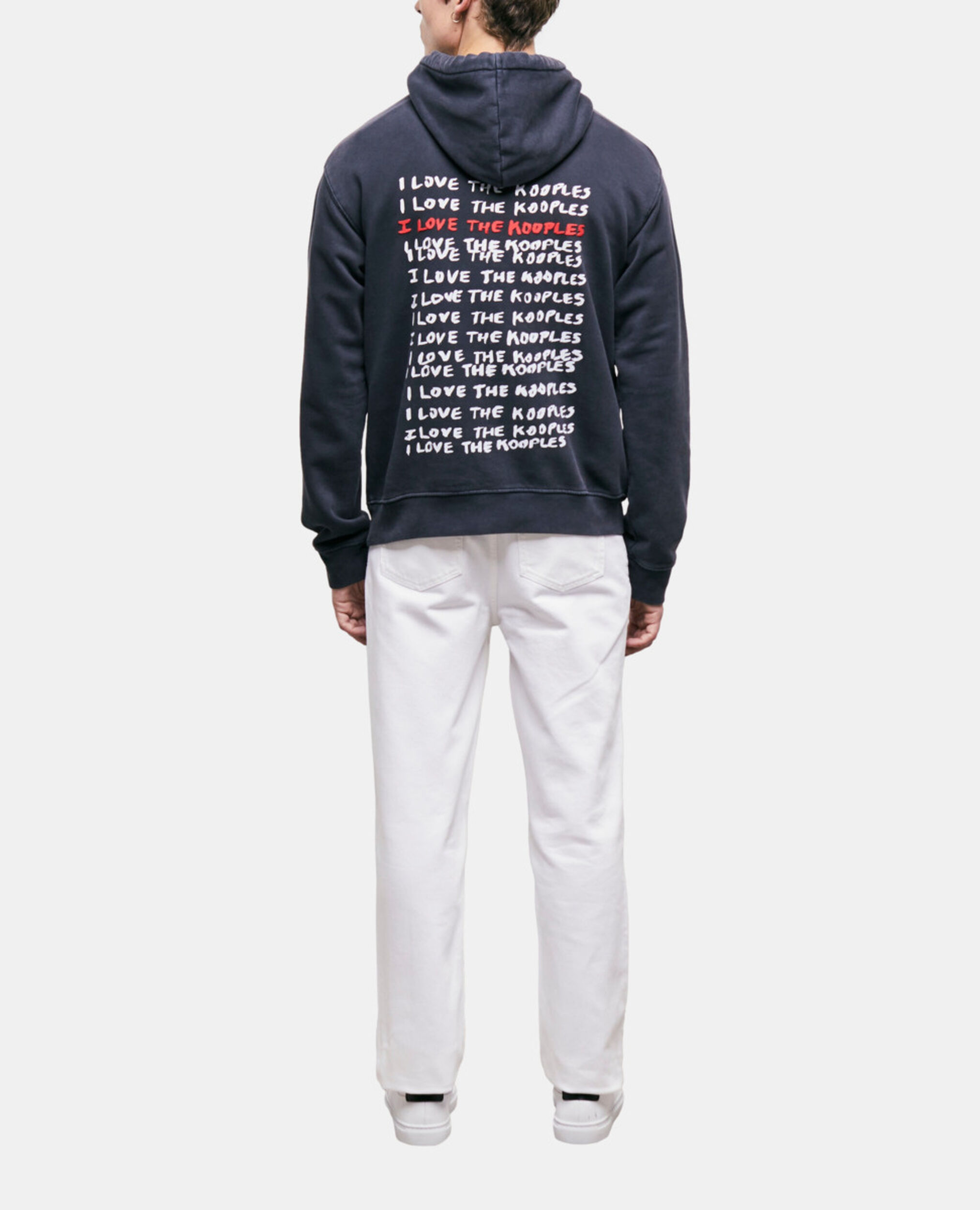 Sudadera Love Kooples negra, BLACK WASHED, hi-res image number null