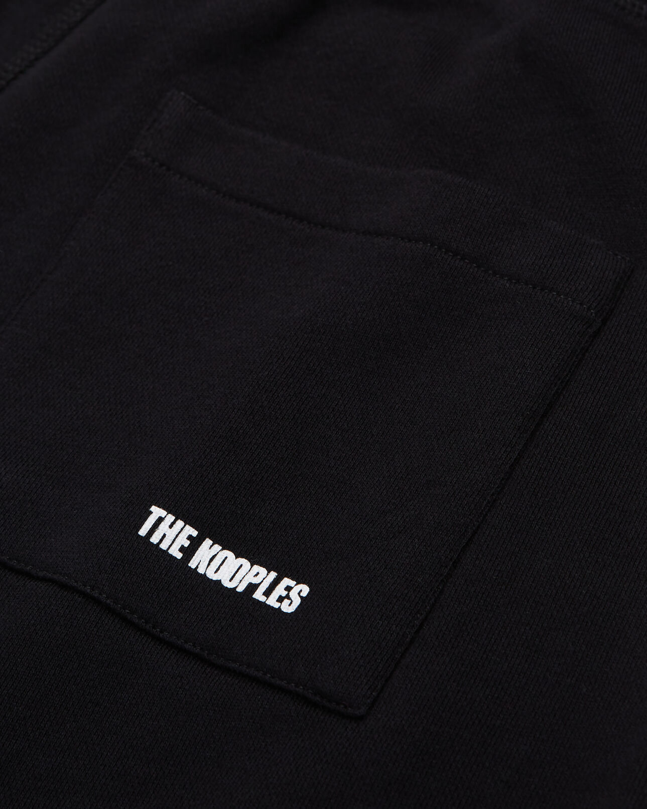 The Kooples HOMBRE BLACK pantalones cortos muletón negros