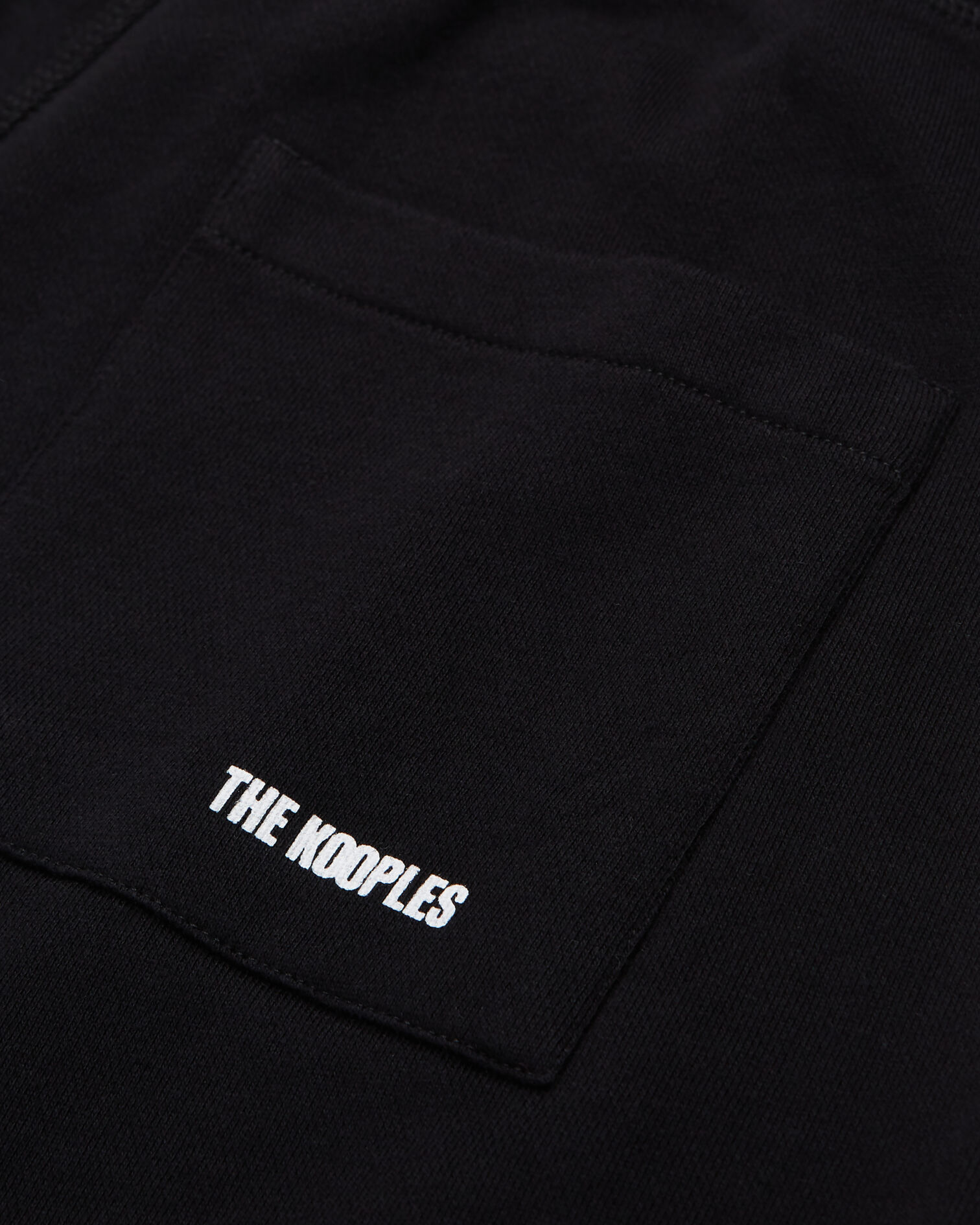 Pantalones cortos muletón negros, BLACK, hi-res image number null
