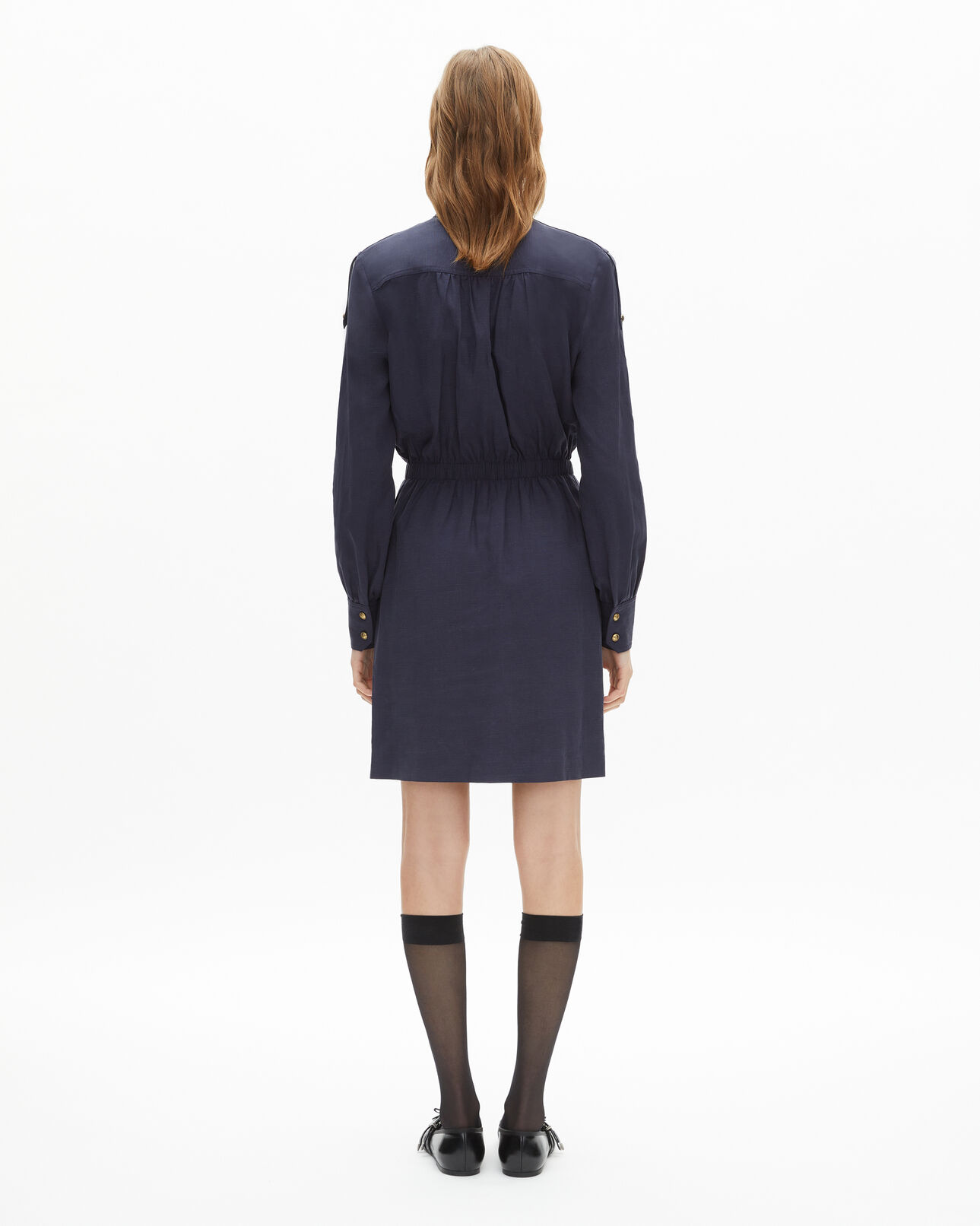 The Kooples DAMEN NAVY kurzes kleid marineblau