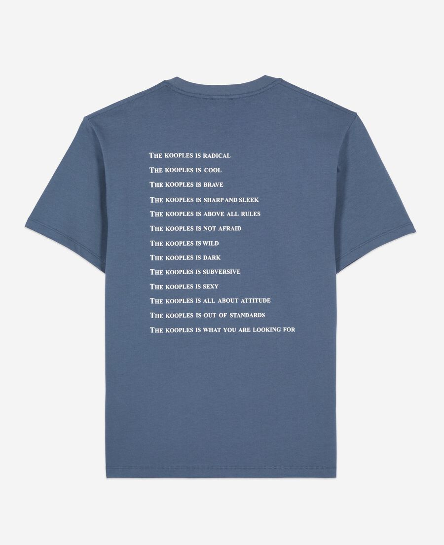 The Kooples MEN DARK NAVY / DARK NAVY dark blue what is t-shirt
