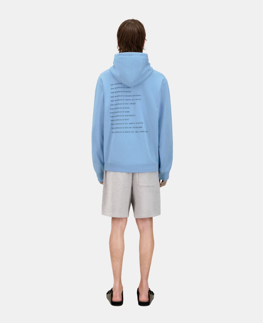 The Kooples H STEEL BLUE blue what is hoodie