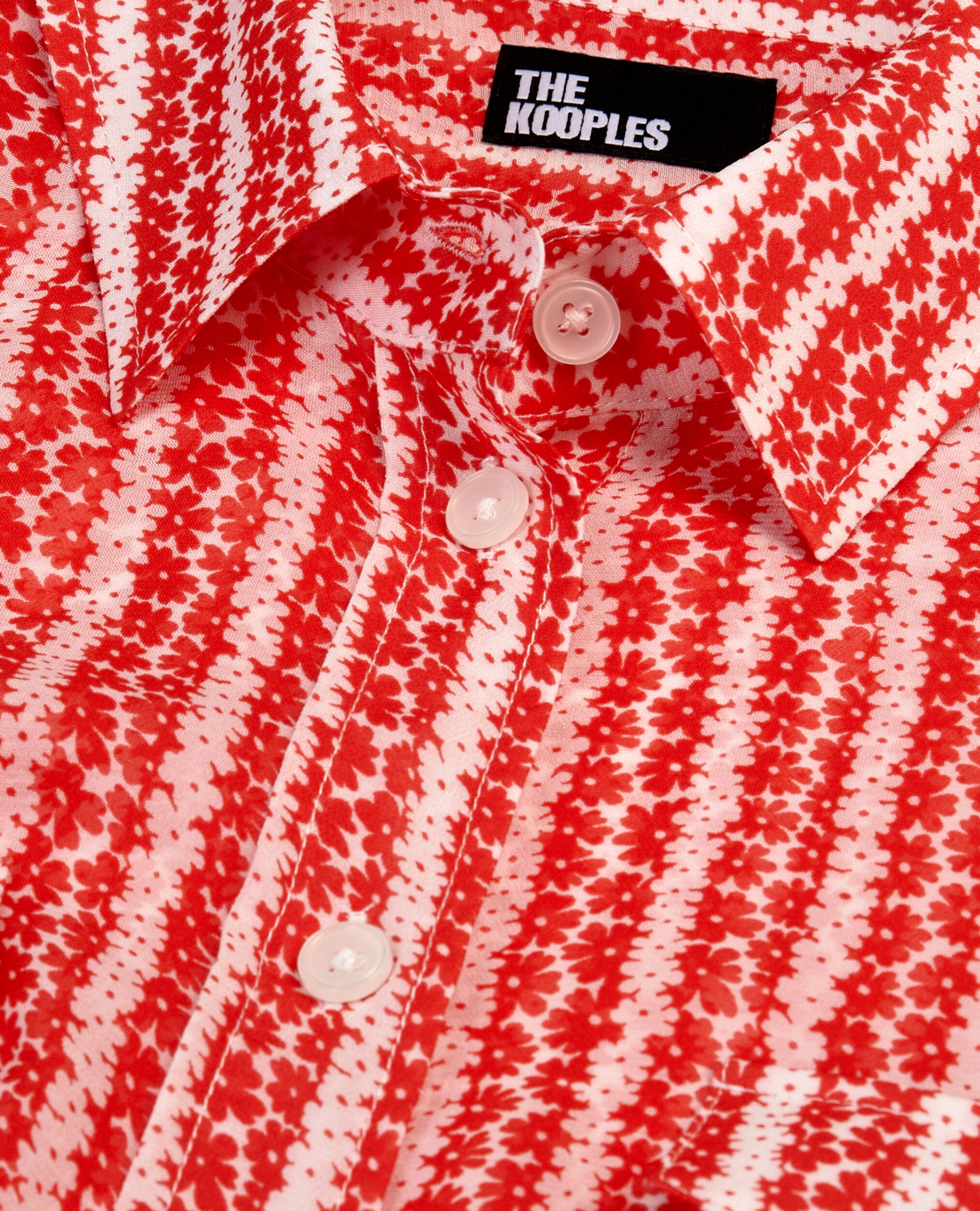 Printed shirt, RED WHITE, hi-res image number null