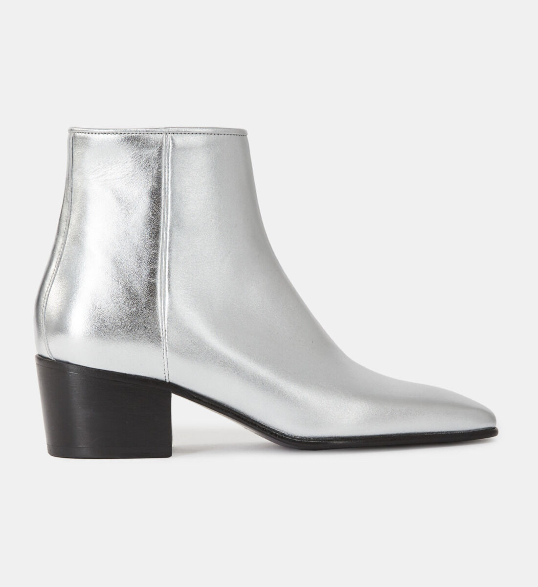 Bottines argentées zara new arrivals