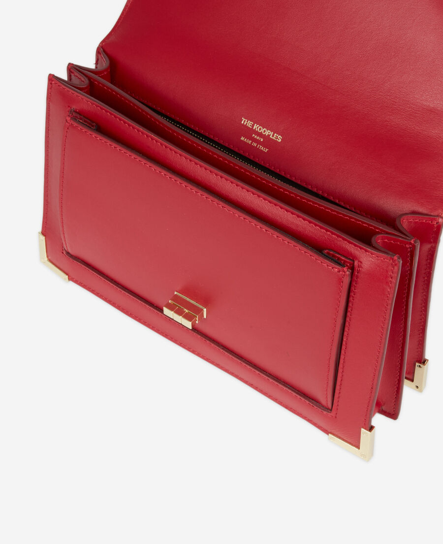 bolso emily iconic rojo carmín medium