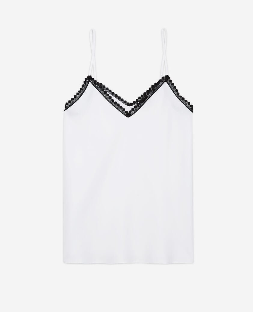 The Kooples FEMME WHITE caraco blanc