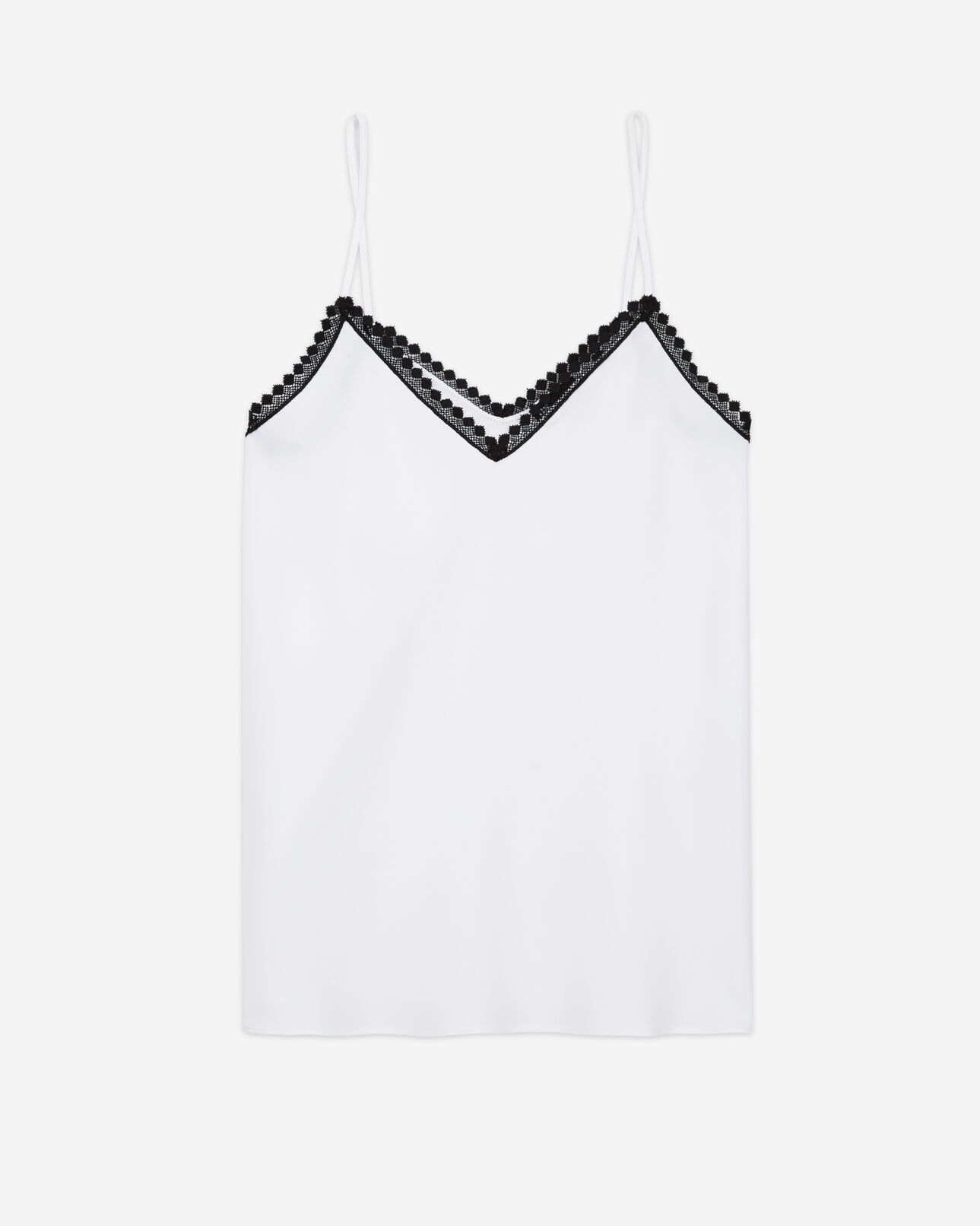 The Kooples WOMEN WHITE white camisole