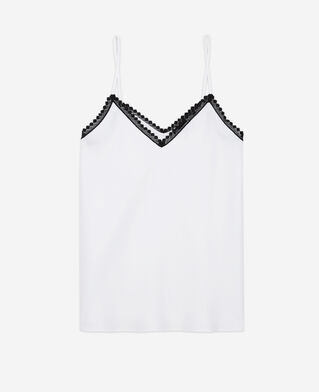 The Kooples FEMME WHITE caraco blanc