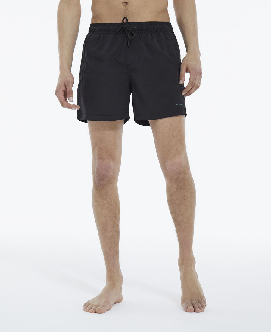 black swim shorts with small the kooples logo
