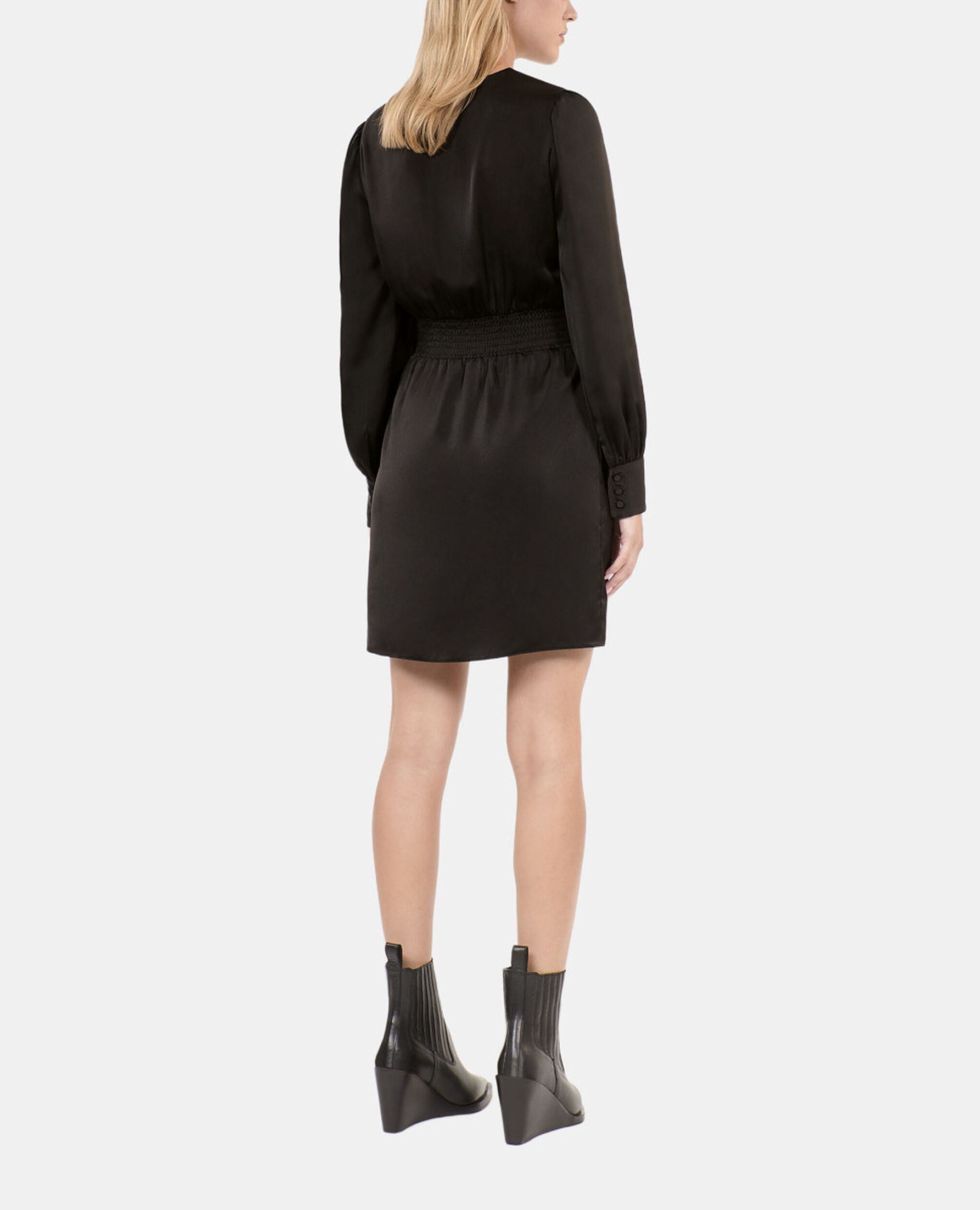 Robe courte noire, BLACK, hi-res image number null