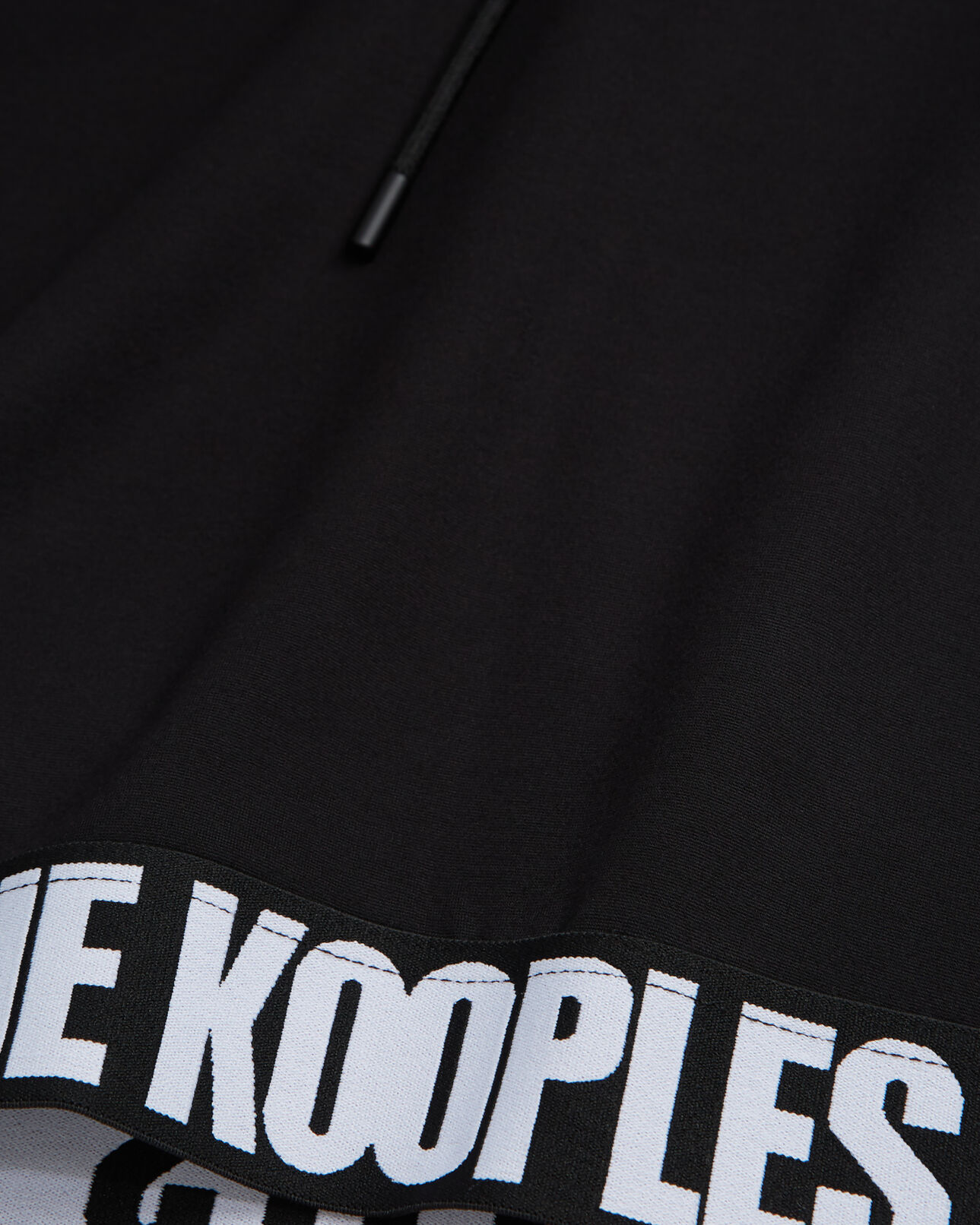 The Kooples FEMME BLACK sweatshirt à capuche et logo