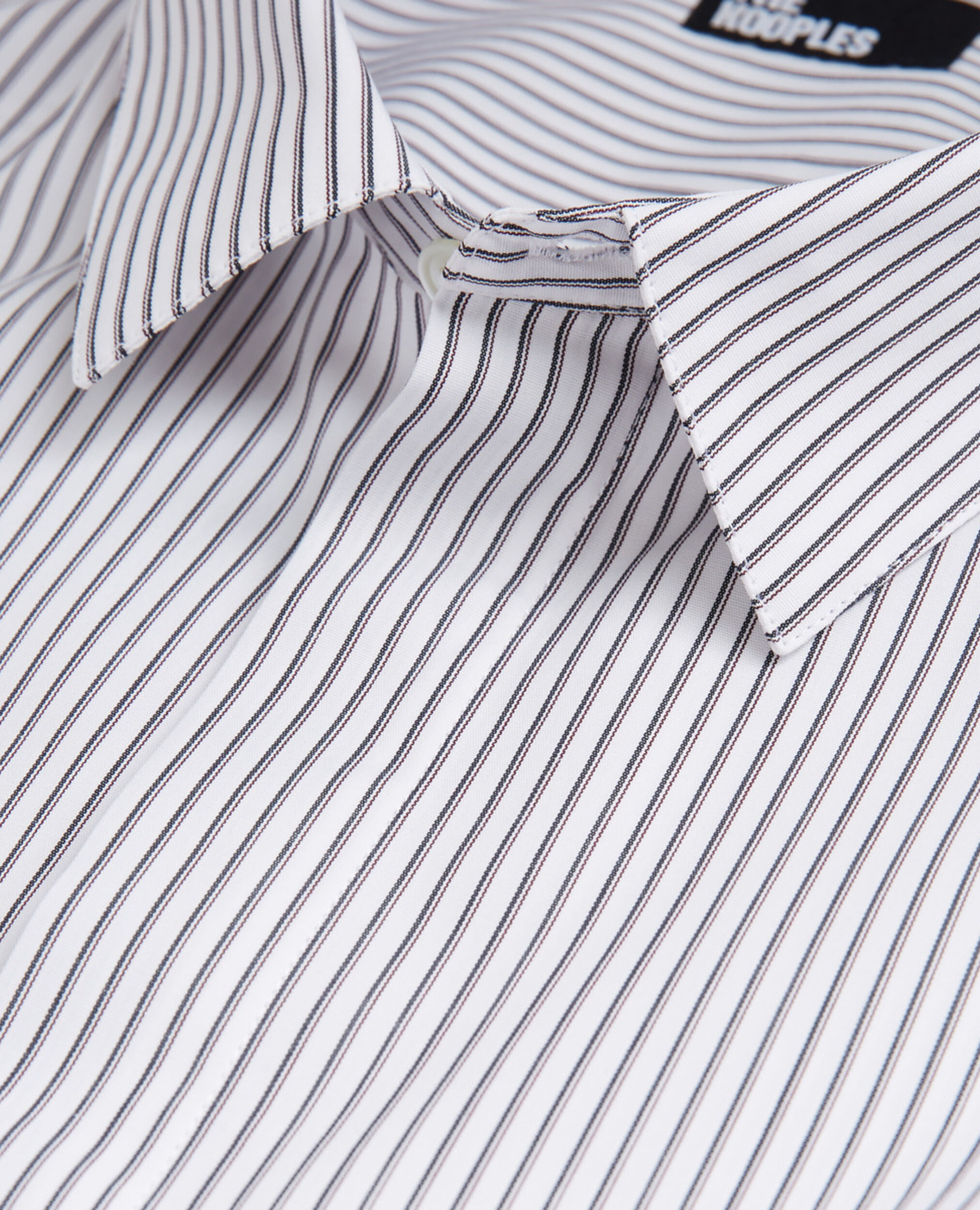 Chemise col classique à rayures, GREY-WHITE, hi-res image number null