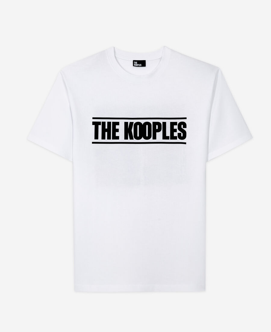 t-shirt logo the kooples blanc