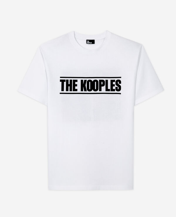 camiseta logotipo the kooples blanca