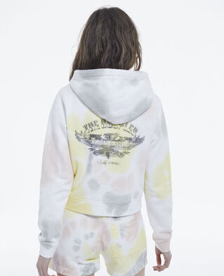 The Kooples F TIE AND DYE MULTICO tie-dye effect multicolor cotton sweatshirt
