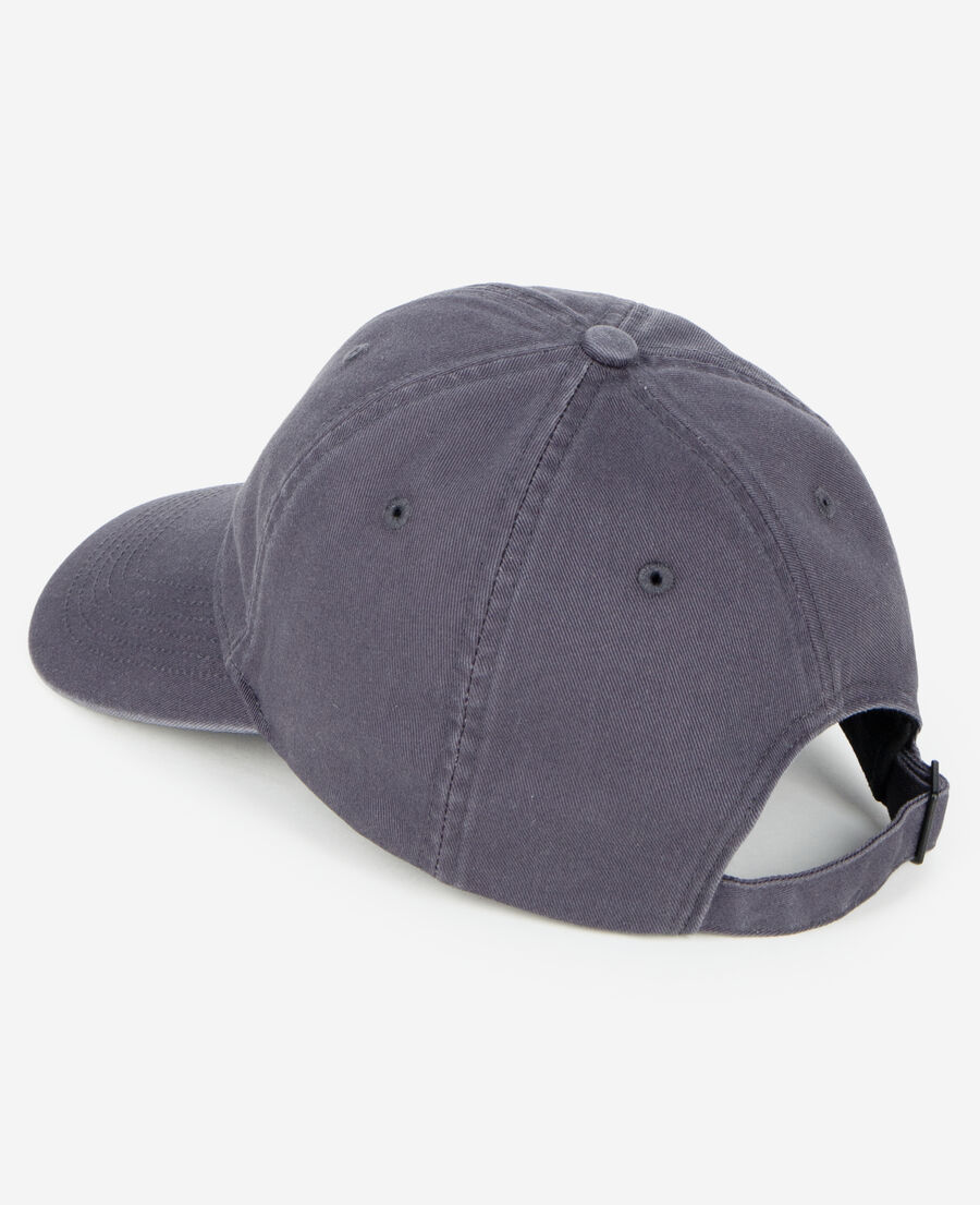 The Kooples MIXED BLUE PETROL blue embroidered logo cap