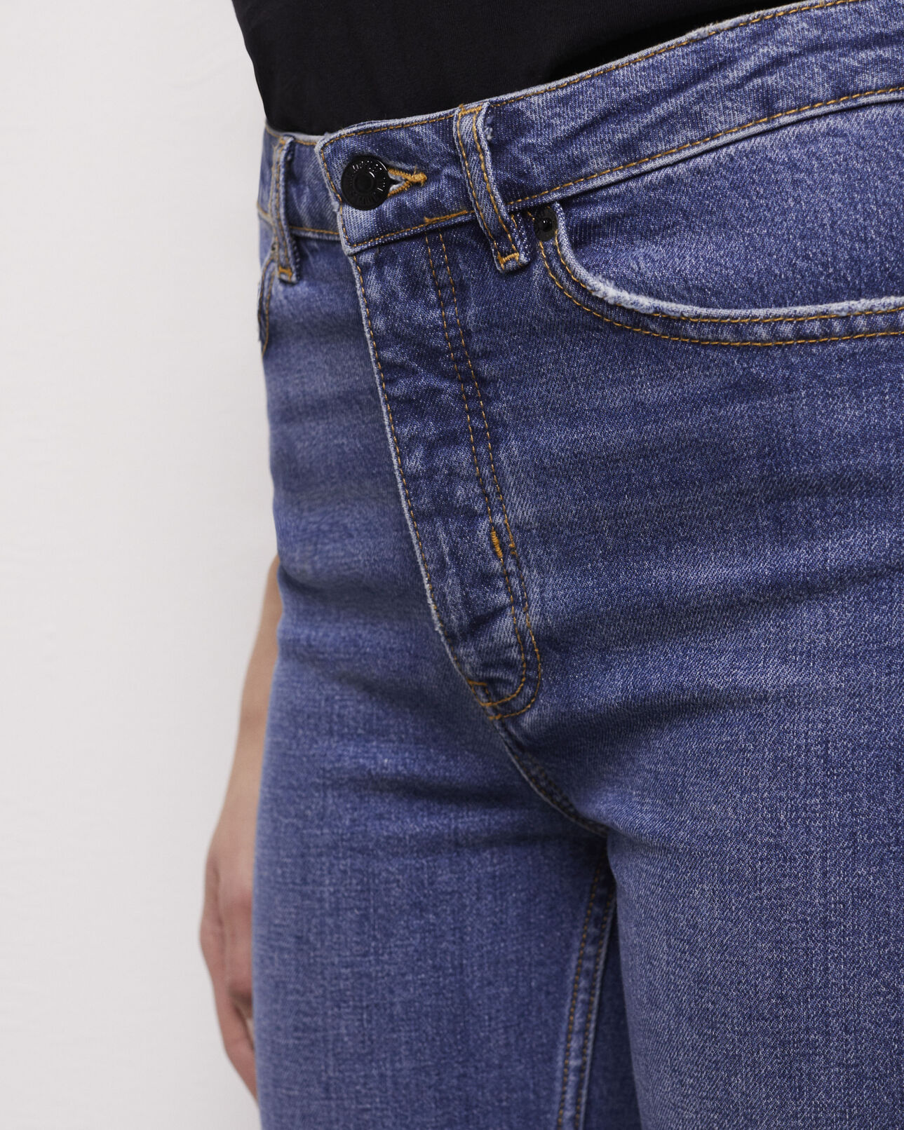The Kooples MUJER BLUE DENIM vaqueros slim azules