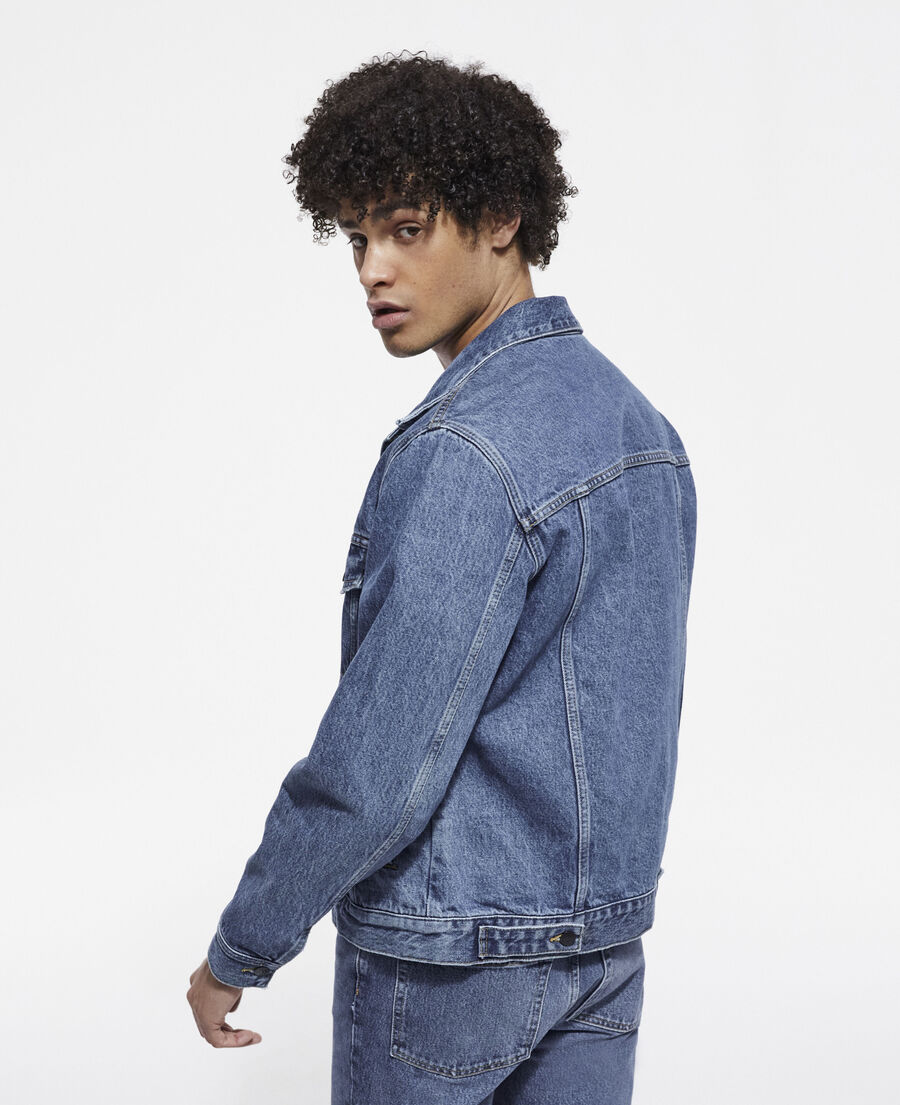blue denim jacket