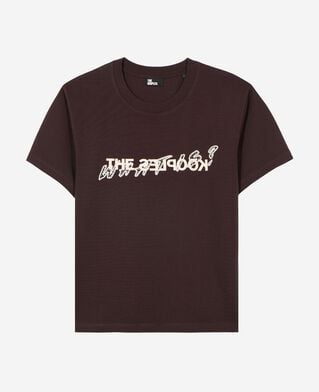 The Kooples FEMME CAFE t-shirt what is avec strass marron