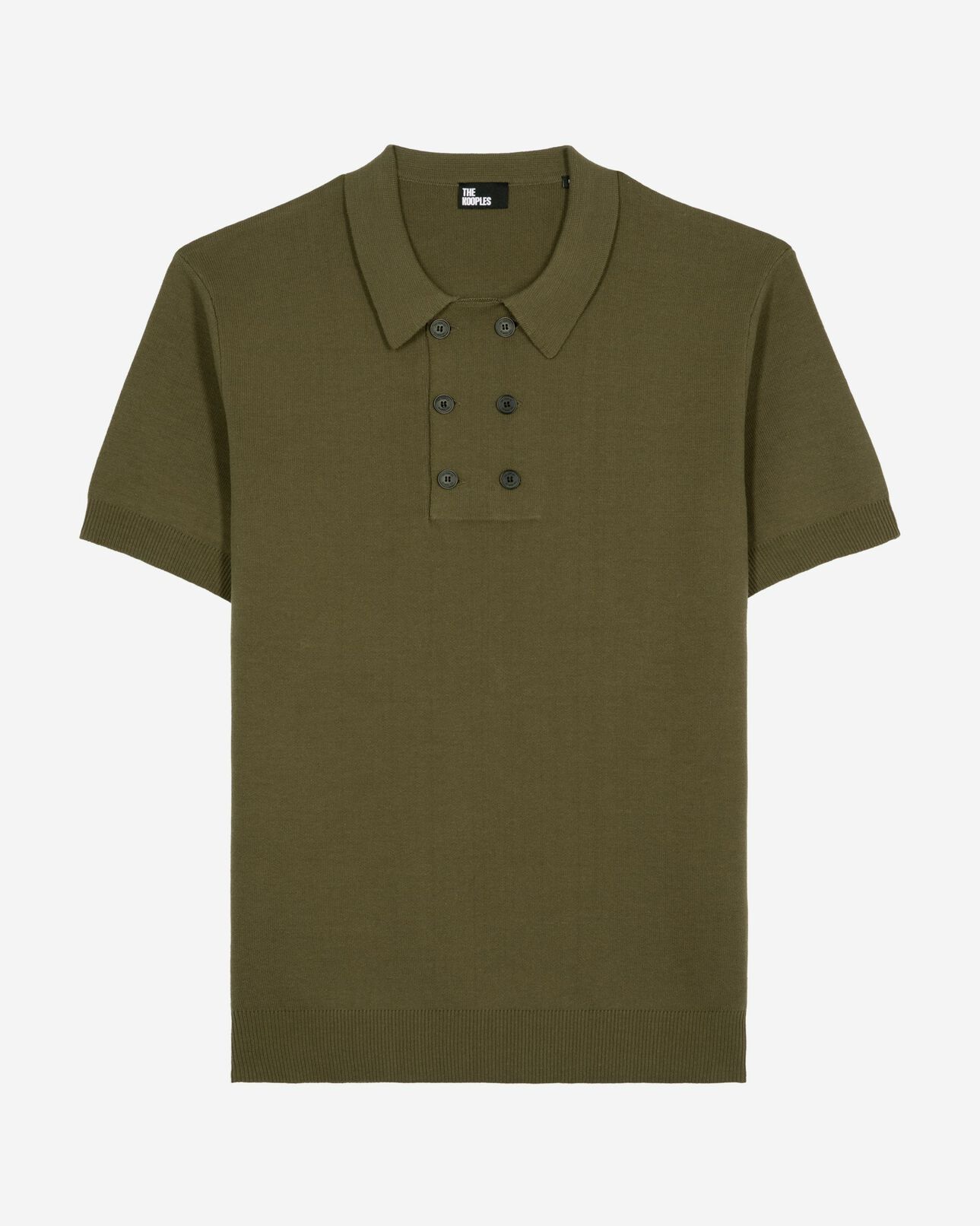The Kooples MEN KAKI khaki knit sweater