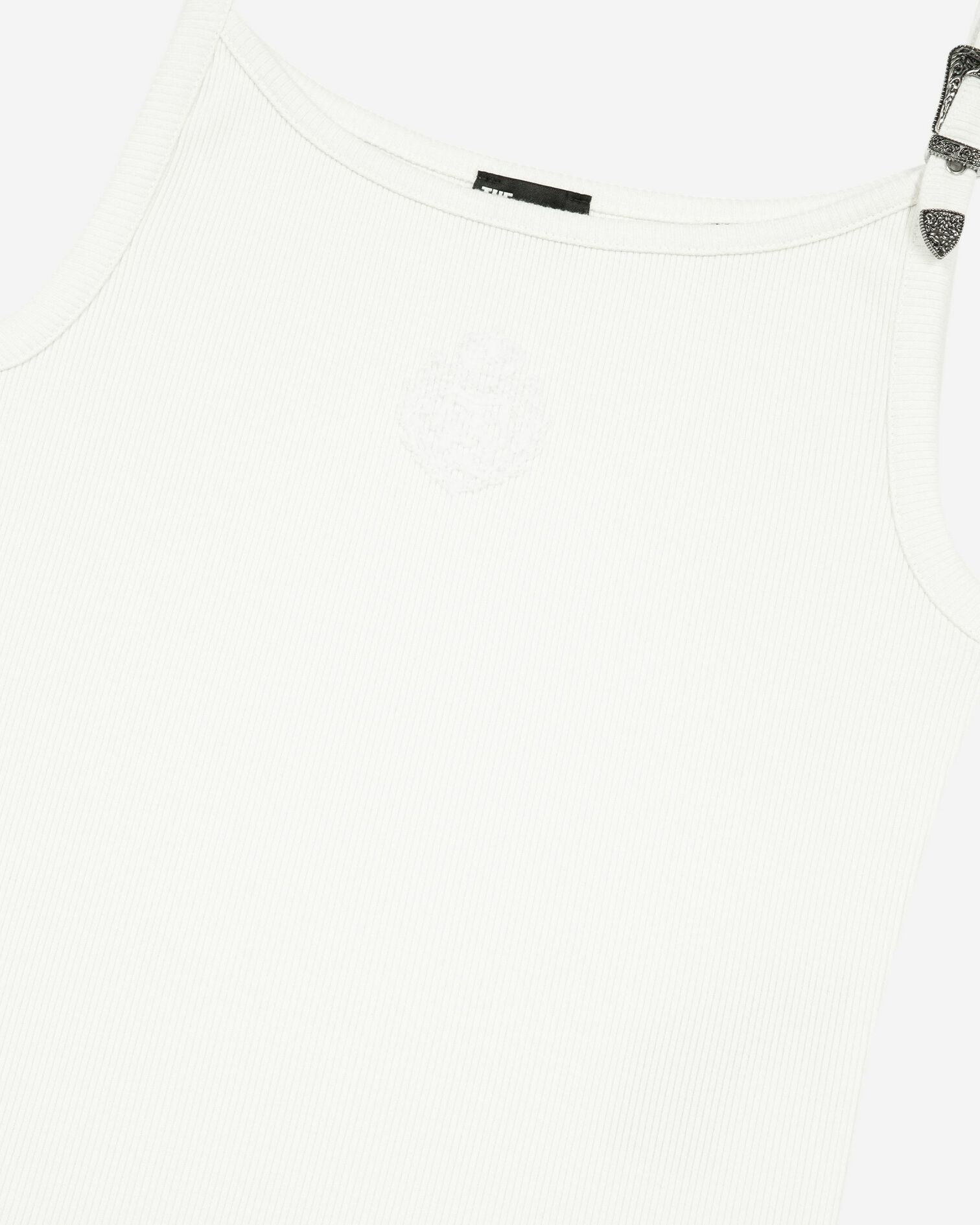 Ribbed ecru tank top, ECRU, hi-res image number null