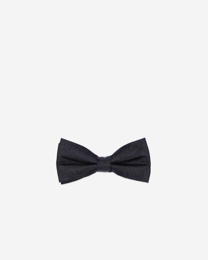 The Kooples HERREN BLACK schwarze seidenfliege