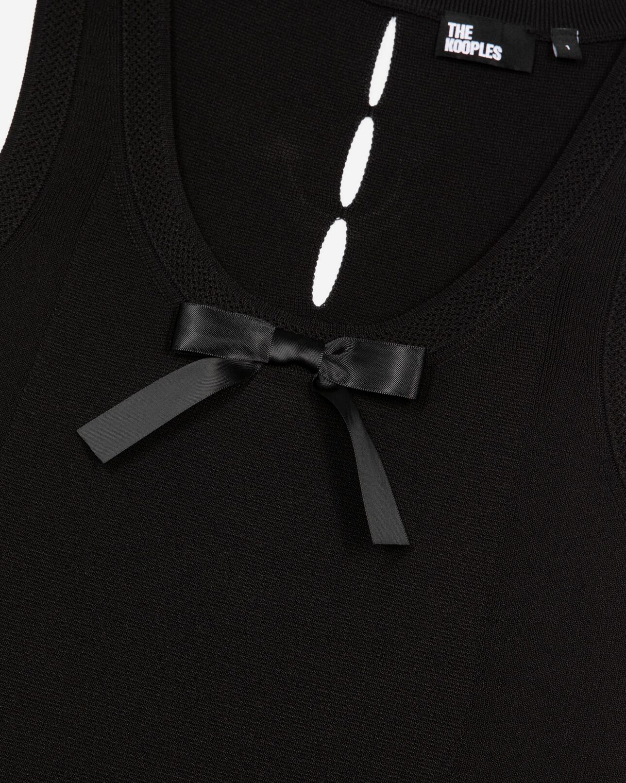 The Kooples DAMEN BLACK schwarzes strickoberteil