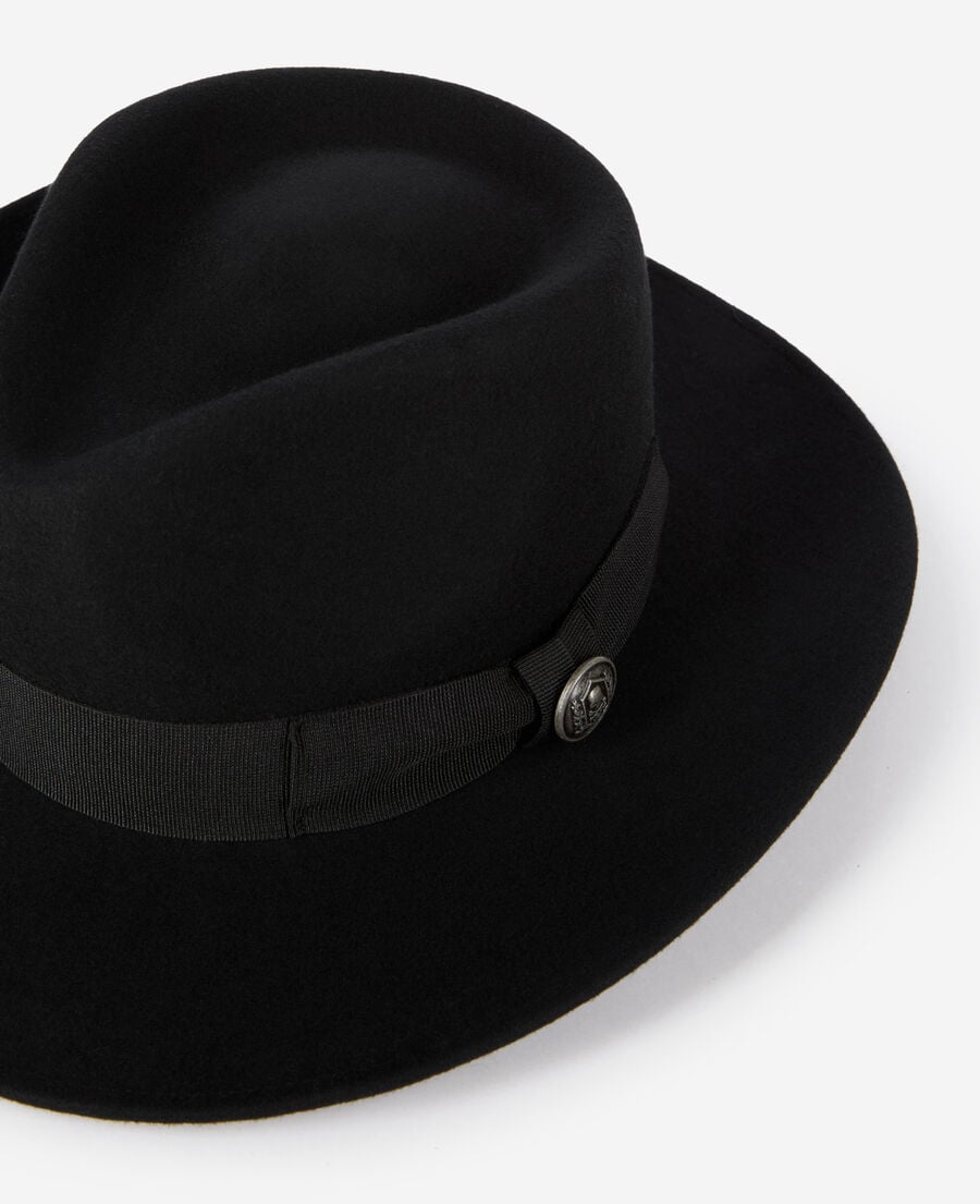 The Kooples MIXTE BLACK chapeau en laine noir