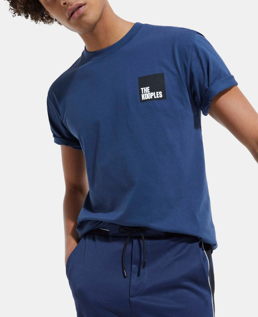t-shirt bleu marine