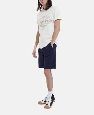 The Kooples H NAVY long navy blue cotton shorts with four pockets