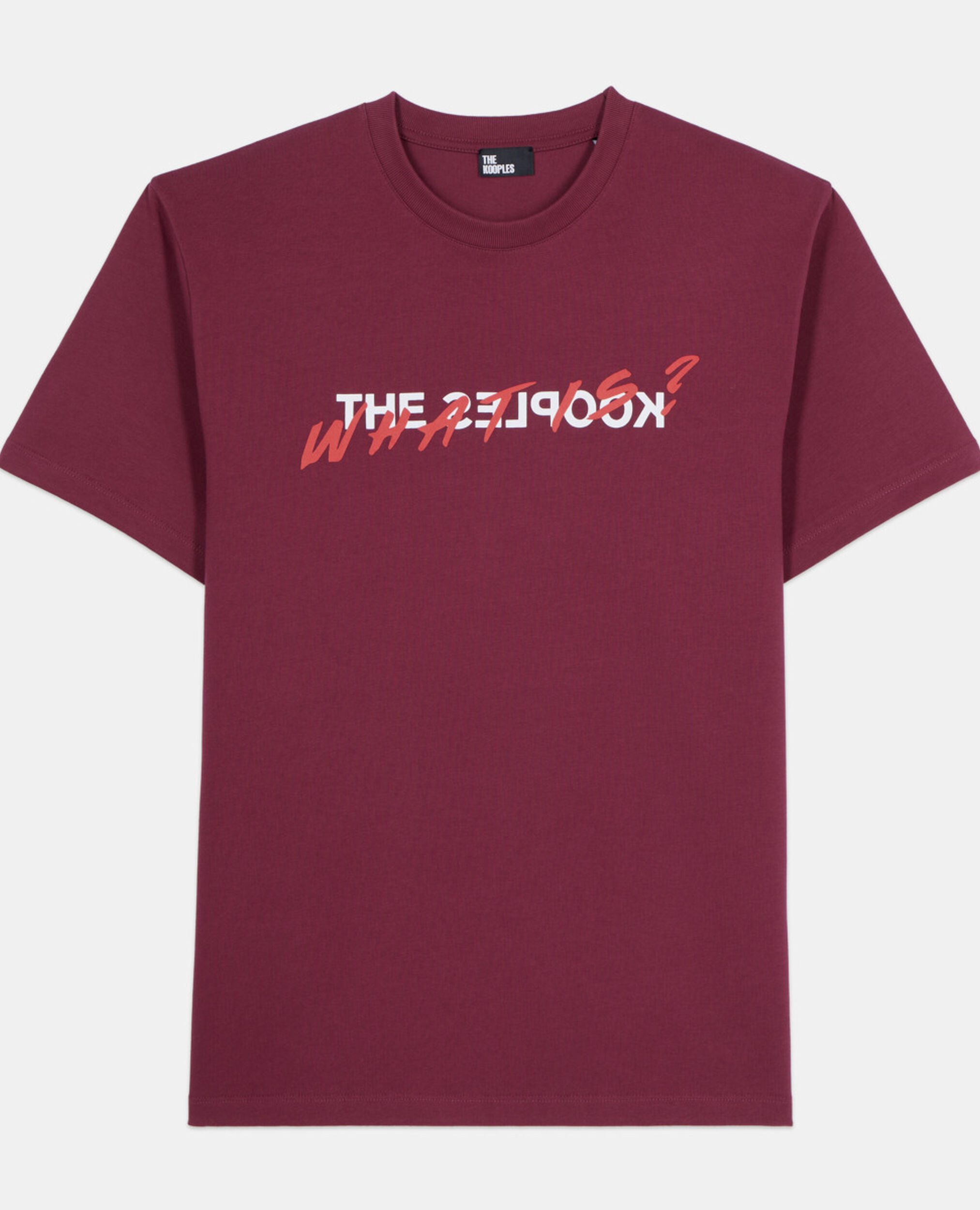 Burgundy What is t-shirt, BURGUNDY, hi-res image number null