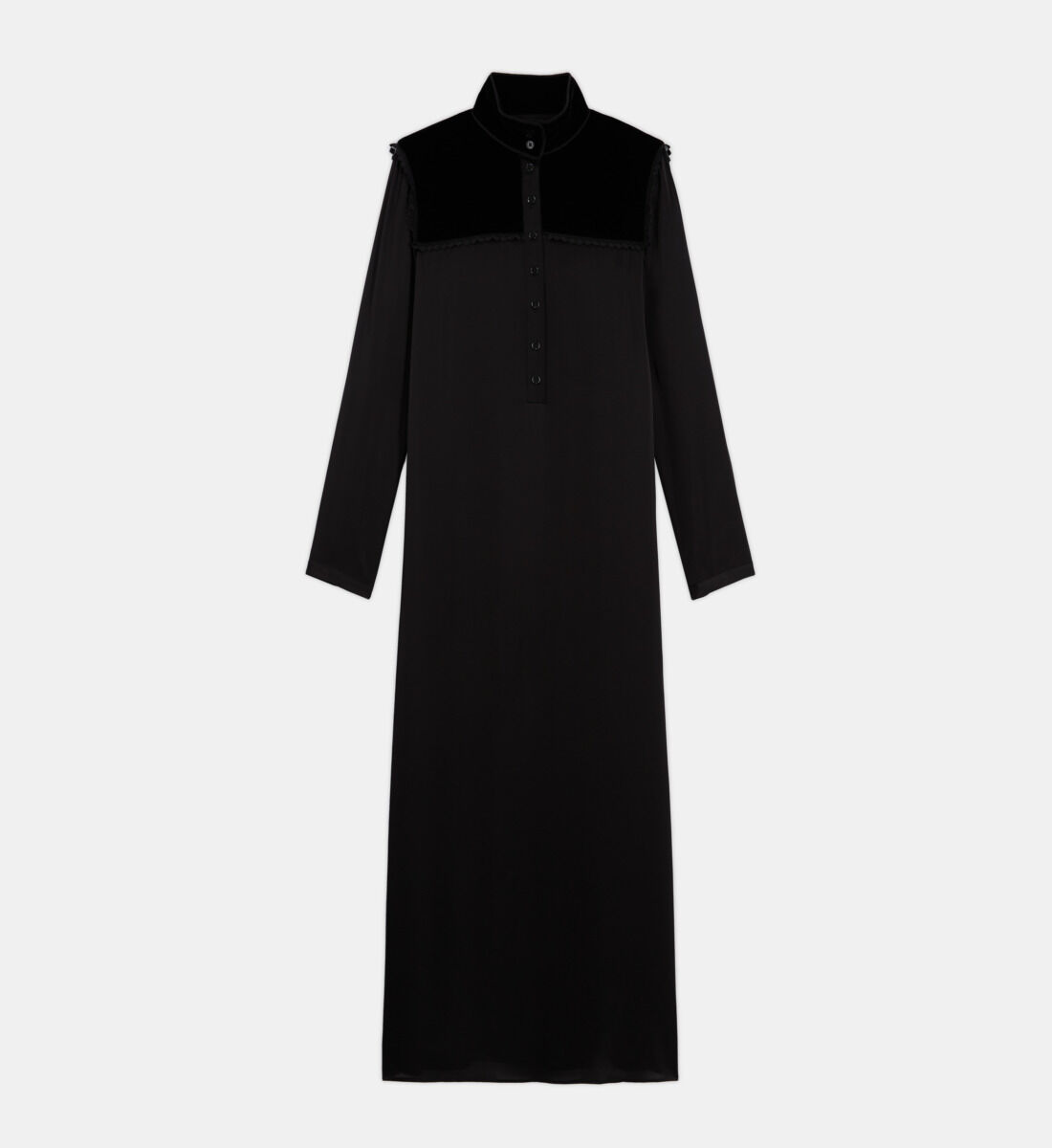 Long flowing 2025 black dress