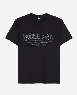 The Kooples MEN BLACK WASHED gray t-shirt