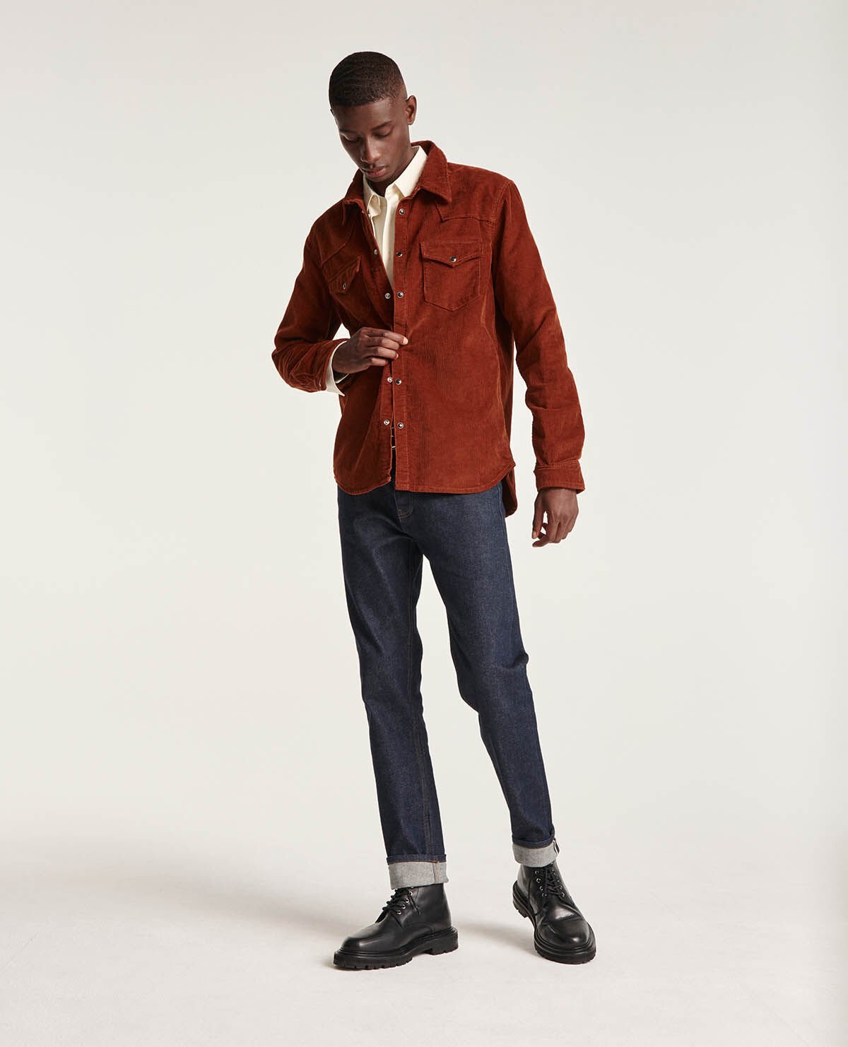 Orange shirt outfit mens outlet
