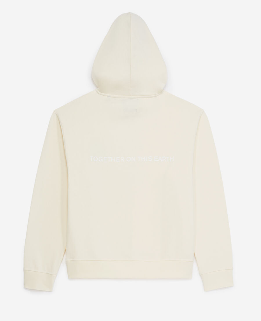 white hoodie
